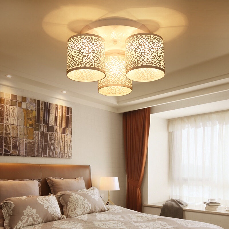 นอร์ดิก โคมไฟเพดาน มินิมอล โคมไฟติดเพดาน ห้องนอน Led ตกแต่งห้อง โมเดิร์น