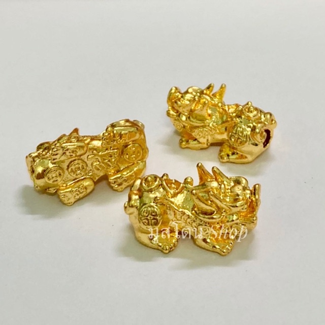 ปี่เซี๊ยะทอง เรียกทรัพย์ (เหมาะกับหิน10มิล) เสริมเงินทองโชคลาภเงินทอง