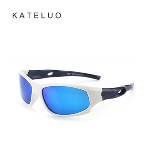 Kateluo แว่นตากันแดด เลนส์โพลาไรซ์ ซิลิโคน สําหรับเด็ก UV400 D816