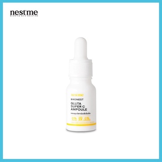 NESTME BIRDNEST GLUTA SUPER C AMPOULE เนสท์มี เบิร์ดเนสท์ กลูต้า ซุปเปอร์ ซี แอมพูล วิตามินซีเข้มข้น 10มล.