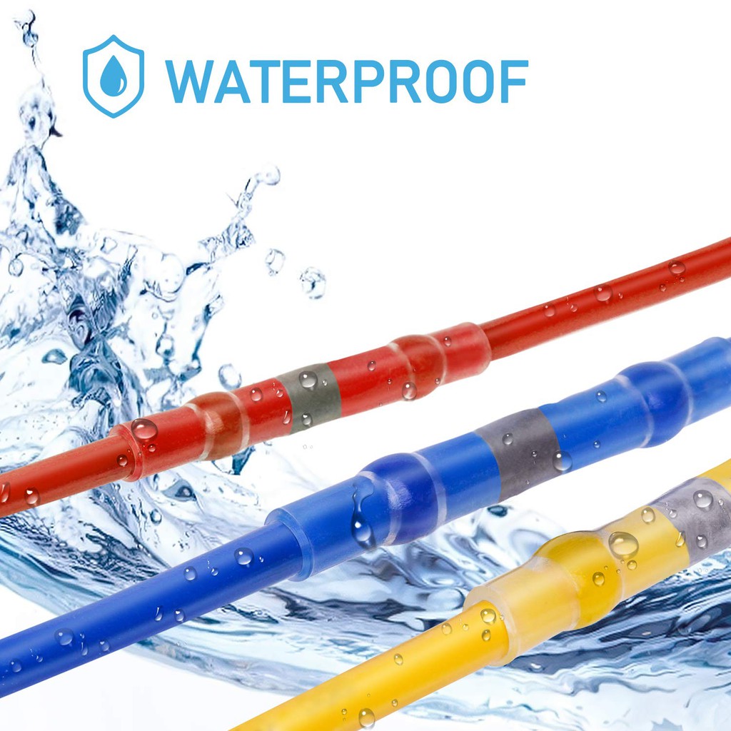 [10 ตัว] ท่อหดแบบมีตะกั่วเชื่อมสายไฟ ฉนวนกันน้ำ Tin ring heat shrinkable terminal - รูปที่ 3