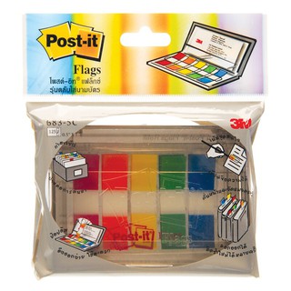 แฟล็กซ์ 0.5x1.7" 5สี กล่องสีเทา โพสต์-อิท 683-5C Flag 0.5x1.7 "5 colors, gray box Post-It 683-5C