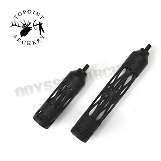 1 Archery Compound Bow Stabilizer 5/8 inch Aluminum Alloy Damper Vibration Shock Absorber Dampener Hunting Bow Accessori