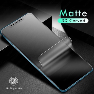 ฟิล์มไฮโดรเจลใส เนื้อแมตต์ ป้องกันแสงสีฟ้า สําหรับ Motorola Moto One 5G Ace Action P30 Note Z4 Z3 Z2 Z Play
