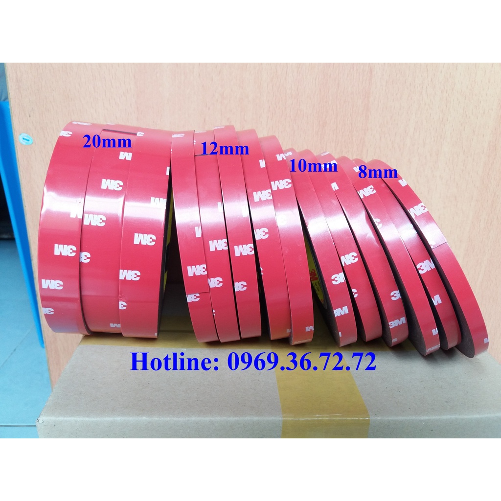 เทปสองหน้า 3M 4229P ยาว 10M - สีเทา