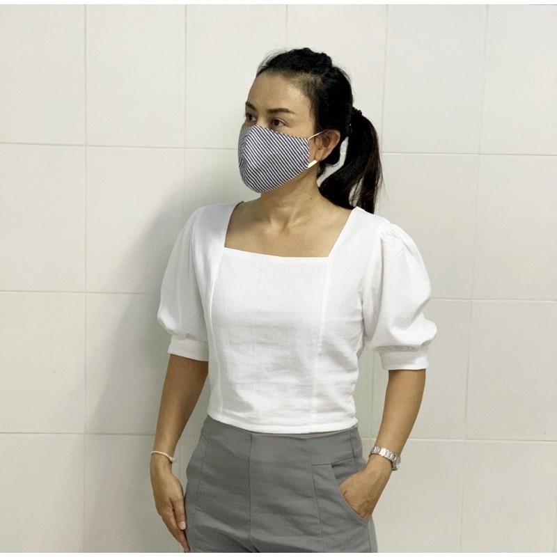 #ขายแพทเทิร์นเสื้อแฟชั่นซิปหลังสำเร็จพร้อมวางผ้าตัดได้เลย#032 - รูปที่ 2