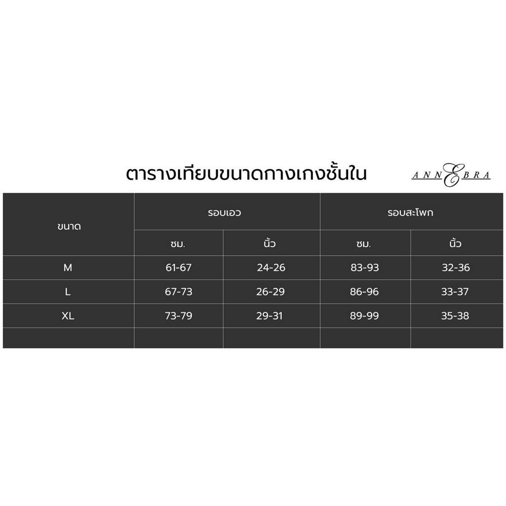 Annebra กางเกงใน ทรงบอยเลค ผ้าลูกไม้ Boyleg Panty รุ่น AU3-837 สี Silver, Light Orange - รูปที่ 6