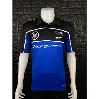 MOTOSHIRT MOTOGP YAMAHA-A04-20 เสื้อคอปกแขนสั้น