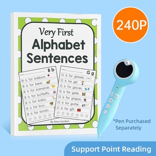 สมุดอ่านหนังสือภาษาอังกฤษ My Very First Alphet / Sight Word Sentence สําหรับเด็ก