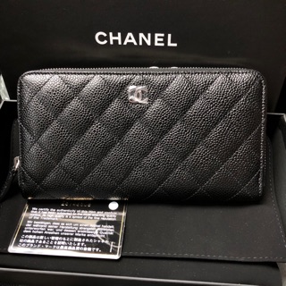 Sales new chanel long zippy wallet