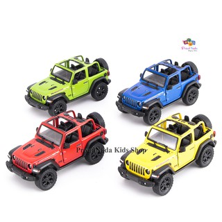 ProudNada Toys ของเล่นเด็กรถเหล็กโมเดลรถจิ๊ป Jeep Wrangler FCA US LLC 2018 KT5412