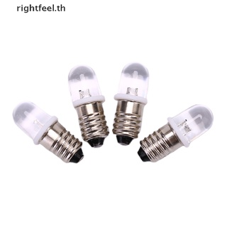 Rightfeel.th ใหม่ หลอดไฟ Led E10 DC 3V 4.5V สําหรับไฟฉาย 5 ชิ้น