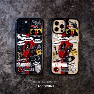 🔥🇹🇭 (Premium) Impact Bumper Case DeadPool เคสสำหรับไอโฟน 12Promax 12PRO i12 11Promax i11 Xsmax XR X/XS 7Plus 8Plus