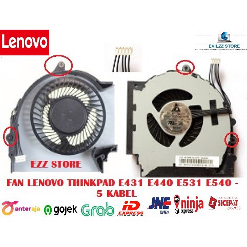 พัดลม LENOVO THINKPAD E431 E440 E531 E540 04X4159 04Y1367 04Y1369 AT0SI002DT0 KSB06105HB-CJ29 5 สาย