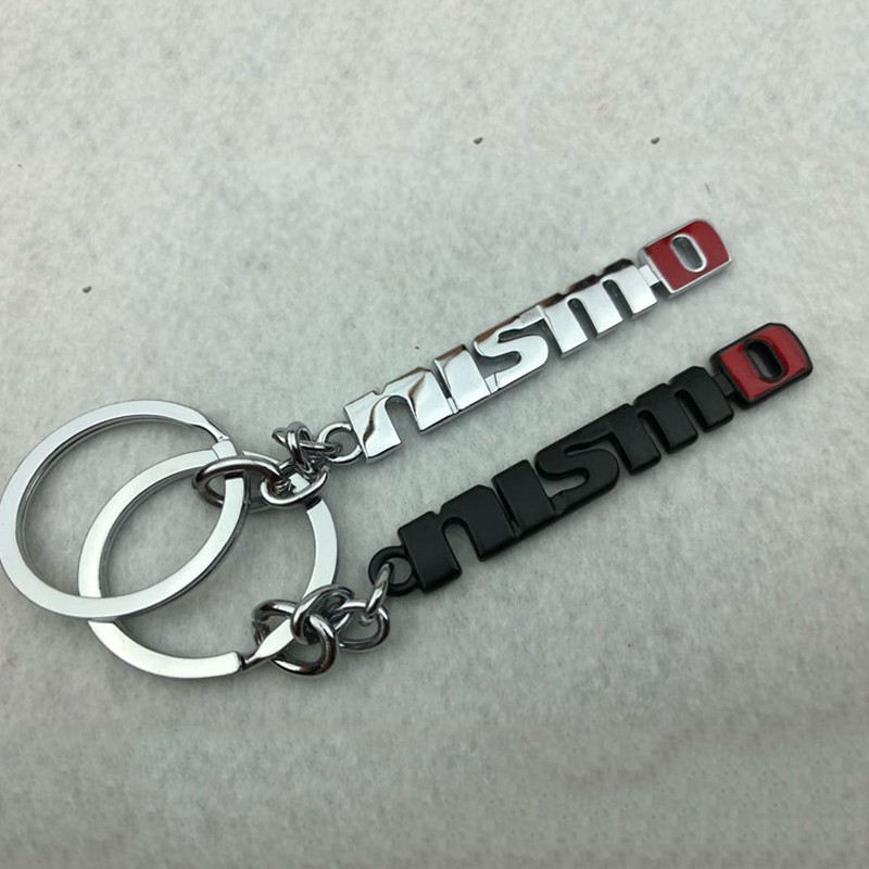 แหวนพวงกุญแจตกแต่งกุญแจโลโก้ NISMO สําหรับ Nissan