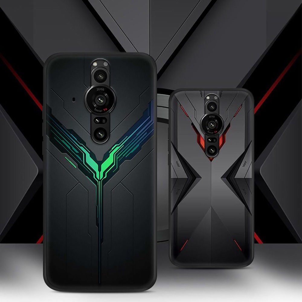 สําหรับ Sony Xperia Pro-i กรณี XQ-BE72 Soft Tpu การ์ตูนซิลิคอนปกหลังสําหรับ Sony Pro-1 Pro-i Proi Capas Fundas