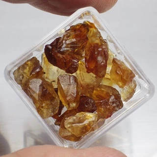 พลอย ก้อน ดิบ ซิทริน ธรรมชาติ แท้ ( Natural Citrine ) หนักรวม 50 กะรัต
