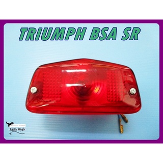 TRIUMPH BSA SR MOTORCYCLE VINTAGE TAILLIGHT TAILLAMP ACCESSORIES // ไฟท้ายแต่ง ทรงไหรอัมพ์ สินค้าคุณภาพดี