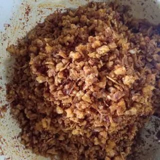 น้ำพริกกากหมู อร่อย สะอาด ปราศจากสารกันบูด 👉👉ปริมาณ 45g👈👈