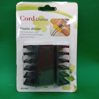 Cord Divider Holders Desktop CC-902 ที่เก็บสายไฟ อุปกรณ์จัดเรียงสายไฟ เก็บสายเคเบิลให้เรียบร้อย