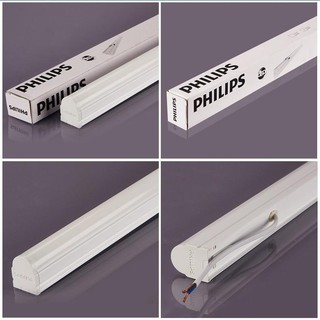 ชุดเซ๊ท Philips ชุดรางไฟสำเร็จรูป LED รุ่น BN016C 8วัตต์ 8Wยาว 2ฟุต (600 mm) แสงขาวหรือแสงส้ม (6500k)/3000K