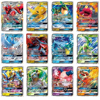 การ์ดเกมโปเกม่อน GX Trainer Mega Trading Card Pokémon ของเล่นสะสม สําหรับเด็ก 120 ชิ้น ต่อชุด 20 ชิ้น ต่อชุด