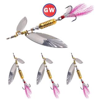 เหยื่อตกปลาช่อน เหยื่อปลา Spoon Lure เหยื่อตกปลา 6.7g/6cm ตะขอ Metal เหยื่อปลอมตกปลา เหยื่อปลอม เหยื่อตกปลานิล อุปกรณ์ตกปลา เหยือตกปลา รอกตีเหยื่อปลอม ตกปลา