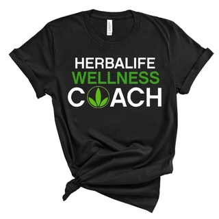เสื้อยืดลําลอง แขนสั้น พิมพ์ลาย Herbalife Wellness แฟชั่นสําหรับสตรี