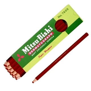 MITSUBISHI 7600 ดินสอเขียนกระจก แพ็ค 12 แท่ง