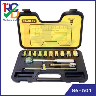 STANLEY 86-501 ชุดบ๊อกซ์ พร้อมอุปกรณ์ 1/2 นิ้ว 14 ชิ้นชุด 12…