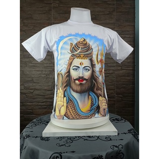 เสื้อยืด คอกลมแขนสั้น เสื้อยืดลายไทย ลายพระศิวะ ใส่สบาย ใส่ได้ทั้งผญูิงและผู้ชาย ผ้าคอตตอน100% t-shirt cotton100%