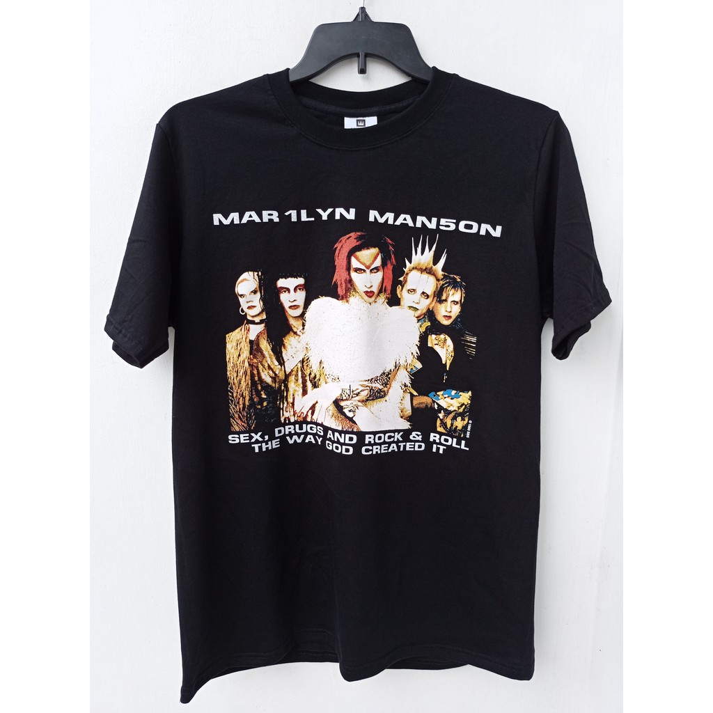 Marilyn manson rock เป็นทัวร์ตาย 1999 เสื้อยืด