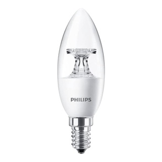 Therichbuyer  หลอดไฟ LED 4 วัตต์ Warm White PHILIPS รุ่น B35 ND CANDLE E14