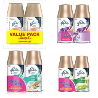 Glade เกลด สเปรย์ฉีดอัตโนมัติ ชนิดเติม (แพ็คคู่ คุ้มกว่า) มี 4 กลิ่น