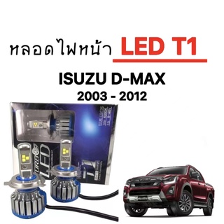 king_carmate หลอดไฟ LED T1 Turbo หลอดไฟหน้ารถรถยนต์ หลอดไฟรถ หลอดไฟหน้า led H4 ใช้กับ ISUZU D-MAX ตรงรุ่น