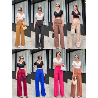 🍬🍬 Dorothy high-waist pant  กางเกงเอวสูงขากระบอกใหญ่ตะขอหน้ามีหู ใครที่เคยชอบ รุ่นพี่สาว Dolores รุ่น