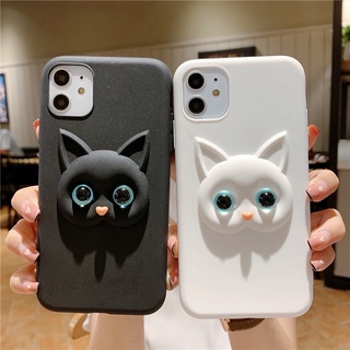 !!!พร้อมส่งจากไทย!!! Samsung case TPU หน้าแมวขาว-ดำ A10 A10s A12 A20 A30 A20s A21 A21s A22(4G) A22(5G) A31 A32(4G) A42