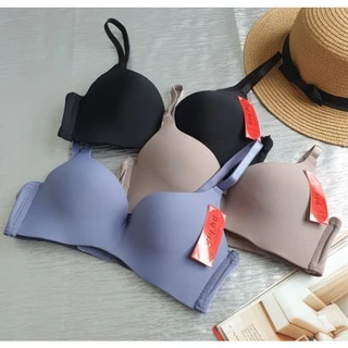 🧸บราไร้โครง ดันทรงในตัว สวยสไตล์เรียบหรู 👙เต้าเล็ก ไซส์ 32-36