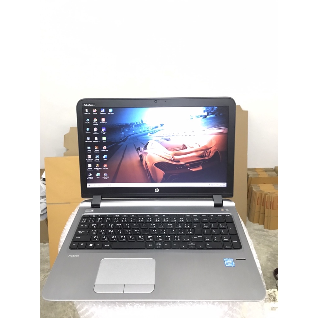 โน๊ตบุ๊ค Hp Probook 450 G2​ Intel celeron 3205u @1.50GHz (Ram 4GB HDD 320GB) จอ15.6"