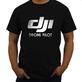 ถูกสุดๆพร้อมส่ง เสื้อยืดผ้าฝ้าย พิมพ์ลาย Dji Spark Dji Drone Phantom 4 Pilot หลากสี แฟชั่นฤดูร้อน สําหรับผู้ชาย และผู้หญ