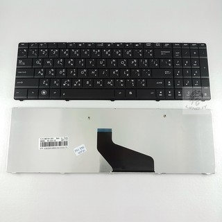 ASUS คีย์บอร์ดโน๊ตบุ๊ค KEYBOARD K53S สีดำ