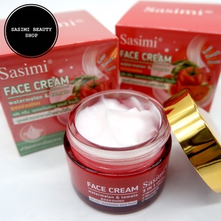 SASIMI Watermelon&amp;Tomato Face Cream ครีมบำรุงผิวหน้า สูตรแตงโม มะเขือเทศ