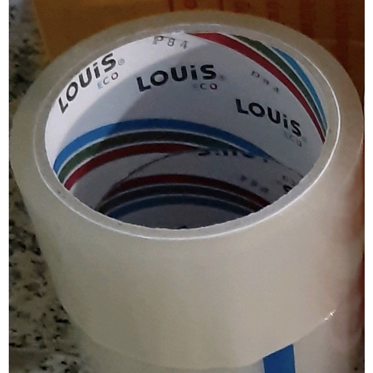 Louis หลุยส์ แท้ 100% เทปใส เทปกาวใส กว้าง 2นิ้ว ยาว 45 หลา