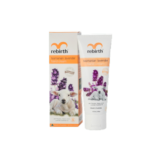 REBIRTH PLACENTA TASMANIAN LAVENDER HAND CREAM (75ml) ครีมทามือกลิ่นลาเวนเดอร์ ครีมบำรุงมือ ครีมมือนุ่ม ครีมแก้มือเหี่ยว