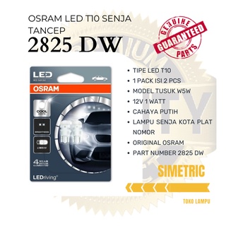 Osram ไฟทไวไลท์ LED ปลั๊ก T10 2825w - OSRAM LED T10 COOLWHITE - OSRAM 2825w แสงสีขาว