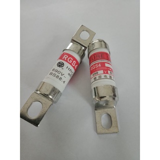 RGS4 50A 690V FUSE LINK ฟิวส์ลิงค์ (มีแพ็ค1ตัวกับแพ็ค3ตัวให้เลือก) FAST ACTING FUSE 50AMP 660V / 1000V ฟิวส์ตัวยาว7.5CM