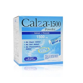 Calza-1500 Calcium L-Threonate 1500mg แคลเซียมดูดซึมง่าย ป้องกันกระดูกพรุน 30ซอง