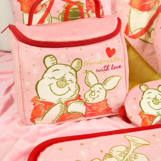 Disney ลิขสิทธิ์แท้ กระเป๋ากล่องเครื่องสำอาง หมีพู Pooh Hunny With Love