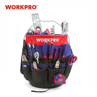 WORKPRO 5 Gallon Bucket Tool Organizer Bucket Boss Tool Bag