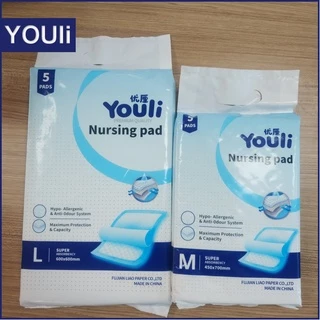 【24h to send】Youli Bed Sheet ไซส์ M/L 1000ML อากาศหายใจ 25/50pcs กางเกงผู้ใหญ่แผ่นพยาบาลผู้ใหญ่ผ้าอ้อมผู้ใหญ่แผ่นพยาบาล